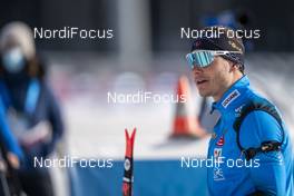 19.02.2021, Pokljuka, Slovenia (SLO): Emilien Jacquelin (FRA) - IBU World Championships Biathlon, training, Pokljuka (SLO). www.nordicfocus.com. © Thibaut/NordicFocus. Every downloaded picture is fee-liable.