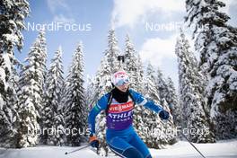11.02.2021, Pokljuka, Slovenia (SLO): Erika Janka (FIN) - IBU World Championships Biathlon, training, Pokljuka (SLO). www.nordicfocus.com. © Manzoni/NordicFocus. Every downloaded picture is fee-liable.
