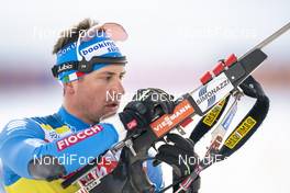 19.02.2021, Pokljuka, Slovenia (SLO): Dominik Windisch (ITA) - IBU World Championships Biathlon, training, Pokljuka (SLO). www.nordicfocus.com. © Thibaut/NordicFocus. Every downloaded picture is fee-liable.