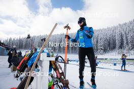 12.02.2021, Pokljuka, Slovenia (SLO): Julia Simon (FRA) - IBU World Championships Biathlon, training, Pokljuka (SLO). www.nordicfocus.com. © Manzoni/NordicFocus. Every downloaded picture is fee-liable.