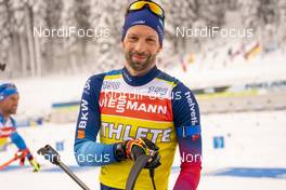 11.02.2021, Pokljuka, Slovenia (SLO): Serafin Wiestner (SUI) - IBU World Championships Biathlon, training, Pokljuka (SLO). www.nordicfocus.com. © Thibaut/NordicFocus. Every downloaded picture is fee-liable.
