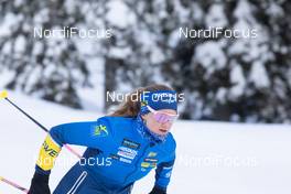 11.02.2021, Pokljuka, Slovenia (SLO): Mona Brorsson (SWE) - IBU World Championships Biathlon, training, Pokljuka (SLO). www.nordicfocus.com. © Manzoni/NordicFocus. Every downloaded picture is fee-liable.