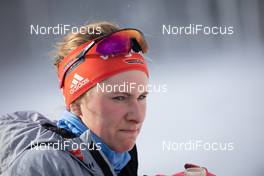 12.02.2021, Pokljuka, Slovenia (SLO): Janina Hettich (GER) - IBU World Championships Biathlon, training, Pokljuka (SLO). www.nordicfocus.com. © Manzoni/NordicFocus. Every downloaded picture is fee-liable.
