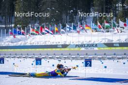 18.02.2021, Pokljuka, Slovenia (SLO): Linn Persson (SWE) - IBU World Championships Biathlon, training, Pokljuka (SLO). www.nordicfocus.com. © Thibaut/NordicFocus. Every downloaded picture is fee-liable.