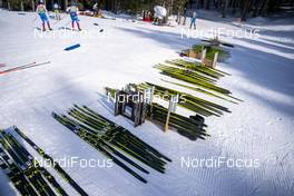 18.02.2021, Pokljuka, Slovenia (SLO):  Fischer - IBU World Championships Biathlon, training, Pokljuka (SLO). www.nordicfocus.com. © Thibaut/NordicFocus. Every downloaded picture is fee-liable.