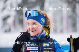 12.02.2021, Pokljuka, Slovenia (SLO): Mona Brorsson (SWE) - IBU World Championships Biathlon, training, Pokljuka (SLO). www.nordicfocus.com. © Manzoni/NordicFocus. Every downloaded picture is fee-liable.