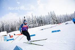 11.02.2021, Pokljuka, Slovenia (SLO): Lena Haecki (SUI) - IBU World Championships Biathlon, training, Pokljuka (SLO). www.nordicfocus.com. © Manzoni/NordicFocus. Every downloaded picture is fee-liable.