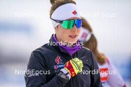 11.02.2021, Pokljuka, Slovenia (SLO): Megan Bankes (CAN) - IBU World Championships Biathlon, training, Pokljuka (SLO). www.nordicfocus.com. © Thibaut/NordicFocus. Every downloaded picture is fee-liable.
