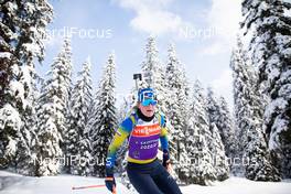 11.02.2021, Pokljuka, Slovenia (SLO): Johanna Skottheim (SWE) - IBU World Championships Biathlon, training, Pokljuka (SLO). www.nordicfocus.com. © Manzoni/NordicFocus. Every downloaded picture is fee-liable.