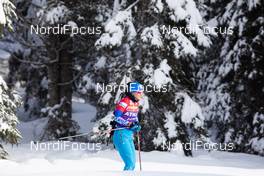 11.02.2021, Pokljuka, Slovenia (SLO): Tatjana Akimova (RBU) - IBU World Championships Biathlon, training, Pokljuka (SLO). www.nordicfocus.com. © Manzoni/NordicFocus. Every downloaded picture is fee-liable.