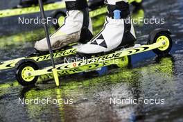 27.08.2021, Nove Mesto na Morave, Czech Republic (CZE): Skirolls and fischer boots Event Feature: - IBU Summer Biathlon World Championships, Super Sprint Women, Nove Mesto na Morave (CZE). www.nordicfocus.com. © Manzoni/NordicFocus. Every downloaded picture is fee-liable.