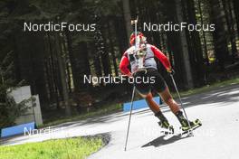 27.08.2021, Nove Mesto na Morave, Czech Republic (CZE): Tamara Derbusheva (RBU), Tamara Derbusheva (RBU) - IBU Summer Biathlon World Championships, Super Sprint Women, Nove Mesto na Morave (CZE). www.nordicfocus.com. © Manzoni/NordicFocus. Every downloaded picture is fee-liable.