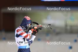 27.11.2021, Oestersund, Sweden, (SWE): Vaclav Cervenka (USA) - IBU World Cup Biathlon, individual men, Oestersund (SWE). www.nordicfocus.com. © Manzoni/NordicFocus. Every downloaded picture is fee-liable.