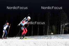27.11.2021, Oestersund, Sweden, (SWE): Roman Rees (GER), Tarjei Boe (NOR), (l-r) - IBU World Cup Biathlon, individual men, Oestersund (SWE). www.nordicfocus.com. © Manzoni/NordicFocus. Every downloaded picture is fee-liable.
