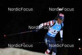 27.11.2021, Oestersund, Sweden, (SWE): Paul Schommer (USA) - IBU World Cup Biathlon, individual men, Oestersund (SWE). www.nordicfocus.com. © Manzoni/NordicFocus. Every downloaded picture is fee-liable.