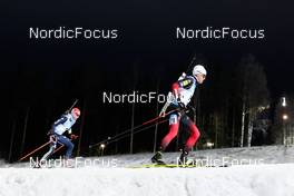 27.11.2021, Oestersund, Sweden, (SWE): Roman Rees (GER), Tarjei Boe (NOR), (l-r) - IBU World Cup Biathlon, individual men, Oestersund (SWE). www.nordicfocus.com. © Manzoni/NordicFocus. Every downloaded picture is fee-liable.