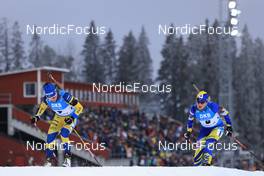 27.11.2021, Oestersund, Sweden, (SWE): Linn Persson (SWE), Anastasiya Merkushyna (UKR), (l-r) - IBU World Cup Biathlon, individual women, Oestersund (SWE). www.nordicfocus.com. © Manzoni/NordicFocus. Every downloaded picture is fee-liable.