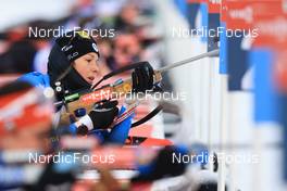 27.11.2021, Oestersund, Sweden, (SWE): Chloe Chevalier (FRA) - IBU World Cup Biathlon, individual women, Oestersund (SWE). www.nordicfocus.com. © Manzoni/NordicFocus. Every downloaded picture is fee-liable.