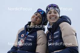 27.11.2021, Oestersund, Sweden, (SWE): Joanne Reid (USA), Deedra Irwin (USA), (l-r) - IBU World Cup Biathlon, individual women, Oestersund (SWE). www.nordicfocus.com. © Manzoni/NordicFocus. Every downloaded picture is fee-liable.