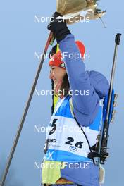 27.11.2021, Oestersund, Sweden, (SWE): Denise Herrmann (GER), podium - IBU World Cup Biathlon, individual women, Oestersund (SWE). www.nordicfocus.com. © Manzoni/NordicFocus. Every downloaded picture is fee-liable.