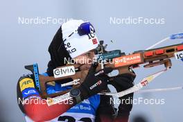 27.11.2021, Oestersund, Sweden, (SWE): Marte Olsbu Roeiseland (NOR) - IBU World Cup Biathlon, individual women, Oestersund (SWE). www.nordicfocus.com. © Manzoni/NordicFocus. Every downloaded picture is fee-liable.