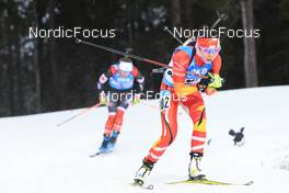 27.11.2021, Oestersund, Sweden, (SWE): Yan Zhang (CHN) - IBU World Cup Biathlon, individual women, Oestersund (SWE). www.nordicfocus.com. © Manzoni/NordicFocus. Every downloaded picture is fee-liable.