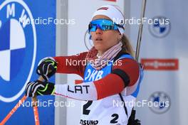 27.11.2021, Oestersund, Sweden, (SWE): Baiba Bendika (LAT) - IBU World Cup Biathlon, individual women, Oestersund (SWE). www.nordicfocus.com. © Manzoni/NordicFocus. Every downloaded picture is fee-liable.