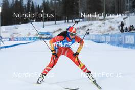 27.11.2021, Oestersund, Sweden, (SWE): Fanqi Meng (CHN) - IBU World Cup Biathlon, individual women, Oestersund (SWE). www.nordicfocus.com. © Manzoni/NordicFocus. Every downloaded picture is fee-liable.