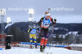 27.11.2021, Oestersund, Sweden, (SWE): Sarah Beaudry (CAN) - IBU World Cup Biathlon, individual women, Oestersund (SWE). www.nordicfocus.com. © Manzoni/NordicFocus. Every downloaded picture is fee-liable.