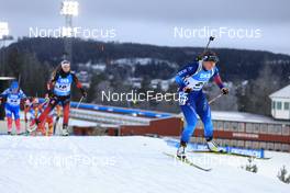 27.11.2021, Oestersund, Sweden, (SWE): Emilie Aagheim Kalkenberg (NOR), Lena Haecki (SUI), (l-r) - IBU World Cup Biathlon, individual women, Oestersund (SWE). www.nordicfocus.com. © Manzoni/NordicFocus. Every downloaded picture is fee-liable.