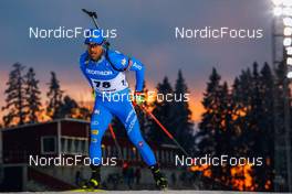 28.11.2021, Oestersund, Sweden, (SWE): Thomas Bormolini (ITA) - IBU World Cup Biathlon, sprint men, Oestersund (SWE). www.nordicfocus.com. © Manzoni/NordicFocus. Every downloaded picture is fee-liable.
