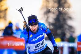 28.11.2021, Oestersund, Sweden, (SWE): Simon Desthieux (FRA) - IBU World Cup Biathlon, sprint men, Oestersund (SWE). www.nordicfocus.com. © Manzoni/NordicFocus. Every downloaded picture is fee-liable.