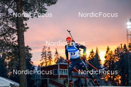 28.11.2021, Oestersund, Sweden, (SWE): Roman Rees (GER) - IBU World Cup Biathlon, sprint men, Oestersund (SWE). www.nordicfocus.com. © Manzoni/NordicFocus. Every downloaded picture is fee-liable.