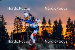 28.11.2021, Oestersund, Sweden, (SWE): Mikulas Karlik (CZE) - IBU World Cup Biathlon, sprint men, Oestersund (SWE). www.nordicfocus.com. © Manzoni/NordicFocus. Every downloaded picture is fee-liable.