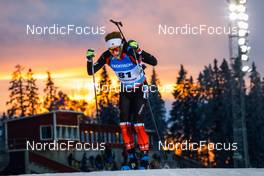 28.11.2021, Oestersund, Sweden, (SWE): Jules Burnotte (CAN) - IBU World Cup Biathlon, sprint men, Oestersund (SWE). www.nordicfocus.com. © Manzoni/NordicFocus. Every downloaded picture is fee-liable.