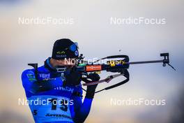 28.11.2021, Oestersund, Sweden, (SWE): Emilien Jacquelin (FRA) - IBU World Cup Biathlon, sprint men, Oestersund (SWE). www.nordicfocus.com. © Manzoni/NordicFocus. Every downloaded picture is fee-liable.
