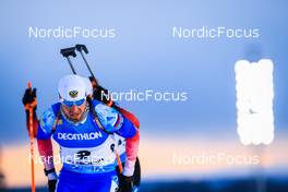 28.11.2021, Oestersund, Sweden, (SWE): Alexander Loginov (RUS) - IBU World Cup Biathlon, sprint men, Oestersund (SWE). www.nordicfocus.com. © Manzoni/NordicFocus. Every downloaded picture is fee-liable.