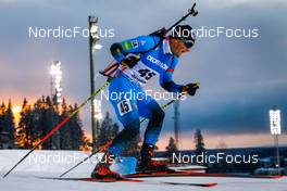 28.11.2021, Oestersund, Sweden, (SWE): Fabien Claude (FRA) - IBU World Cup Biathlon, sprint men, Oestersund (SWE). www.nordicfocus.com. © Manzoni/NordicFocus. Every downloaded picture is fee-liable.