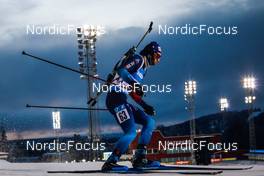 28.11.2021, Oestersund, Sweden, (SWE): Jeremy Finello (SUI) - IBU World Cup Biathlon, sprint men, Oestersund (SWE). www.nordicfocus.com. © Manzoni/NordicFocus. Every downloaded picture is fee-liable.