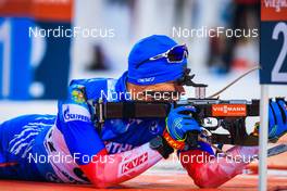 28.11.2021, Oestersund, Sweden, (SWE): Matvey Eliseev (RUS) - IBU World Cup Biathlon, sprint men, Oestersund (SWE). www.nordicfocus.com. © Manzoni/NordicFocus. Every downloaded picture is fee-liable.