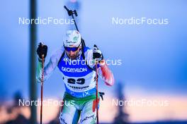 28.11.2021, Oestersund, Sweden, (SWE): Vladimir Iliev (BUL) - IBU World Cup Biathlon, sprint men, Oestersund (SWE). www.nordicfocus.com. © Manzoni/NordicFocus. Every downloaded picture is fee-liable.