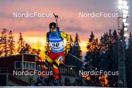 28.11.2021, Oestersund, Sweden, (SWE): Cesar Beauvais (BEL) - IBU World Cup Biathlon, sprint men, Oestersund (SWE). www.nordicfocus.com. © Manzoni/NordicFocus. Every downloaded picture is fee-liable.