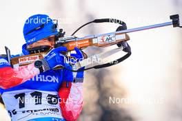 28.11.2021, Oestersund, Sweden, (SWE): Evgeniy Garanichev (RUS) - IBU World Cup Biathlon, sprint men, Oestersund (SWE). www.nordicfocus.com. © Manzoni/NordicFocus. Every downloaded picture is fee-liable.