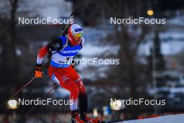 28.11.2021, Oestersund, Sweden, (SWE): Simon Eder (AUT) - IBU World Cup Biathlon, sprint men, Oestersund (SWE). www.nordicfocus.com. © Manzoni/NordicFocus. Every downloaded picture is fee-liable.