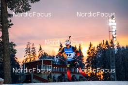 28.11.2021, Oestersund, Sweden, (SWE): Filip Fjeld Andersen (NOR) - IBU World Cup Biathlon, sprint men, Oestersund (SWE). www.nordicfocus.com. © Manzoni/NordicFocus. Every downloaded picture is fee-liable.