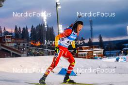 28.11.2021, Oestersund, Sweden, (SWE): Fangming Cheng (CHN) - IBU World Cup Biathlon, sprint men, Oestersund (SWE). www.nordicfocus.com. © Manzoni/NordicFocus. Every downloaded picture is fee-liable.