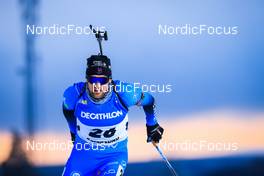 28.11.2021, Oestersund, Sweden, (SWE): Simon Desthieux (FRA) - IBU World Cup Biathlon, sprint men, Oestersund (SWE). www.nordicfocus.com. © Manzoni/NordicFocus. Every downloaded picture is fee-liable.