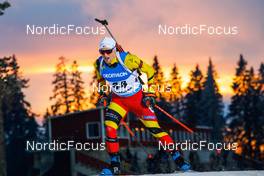 28.11.2021, Oestersund, Sweden, (SWE): Thierry Langer (BEL) - IBU World Cup Biathlon, sprint men, Oestersund (SWE). www.nordicfocus.com. © Manzoni/NordicFocus. Every downloaded picture is fee-liable.