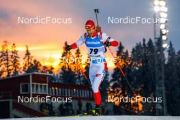 28.11.2021, Oestersund, Sweden, (SWE): Lukasz Szczurek (POL) - IBU World Cup Biathlon, sprint men, Oestersund (SWE). www.nordicfocus.com. © Manzoni/NordicFocus. Every downloaded picture is fee-liable.