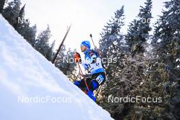 28.11.2021, Oestersund, Sweden, (SWE): Rene Zahkna (EST) - IBU World Cup Biathlon, sprint men, Oestersund (SWE). www.nordicfocus.com. © Manzoni/NordicFocus. Every downloaded picture is fee-liable.